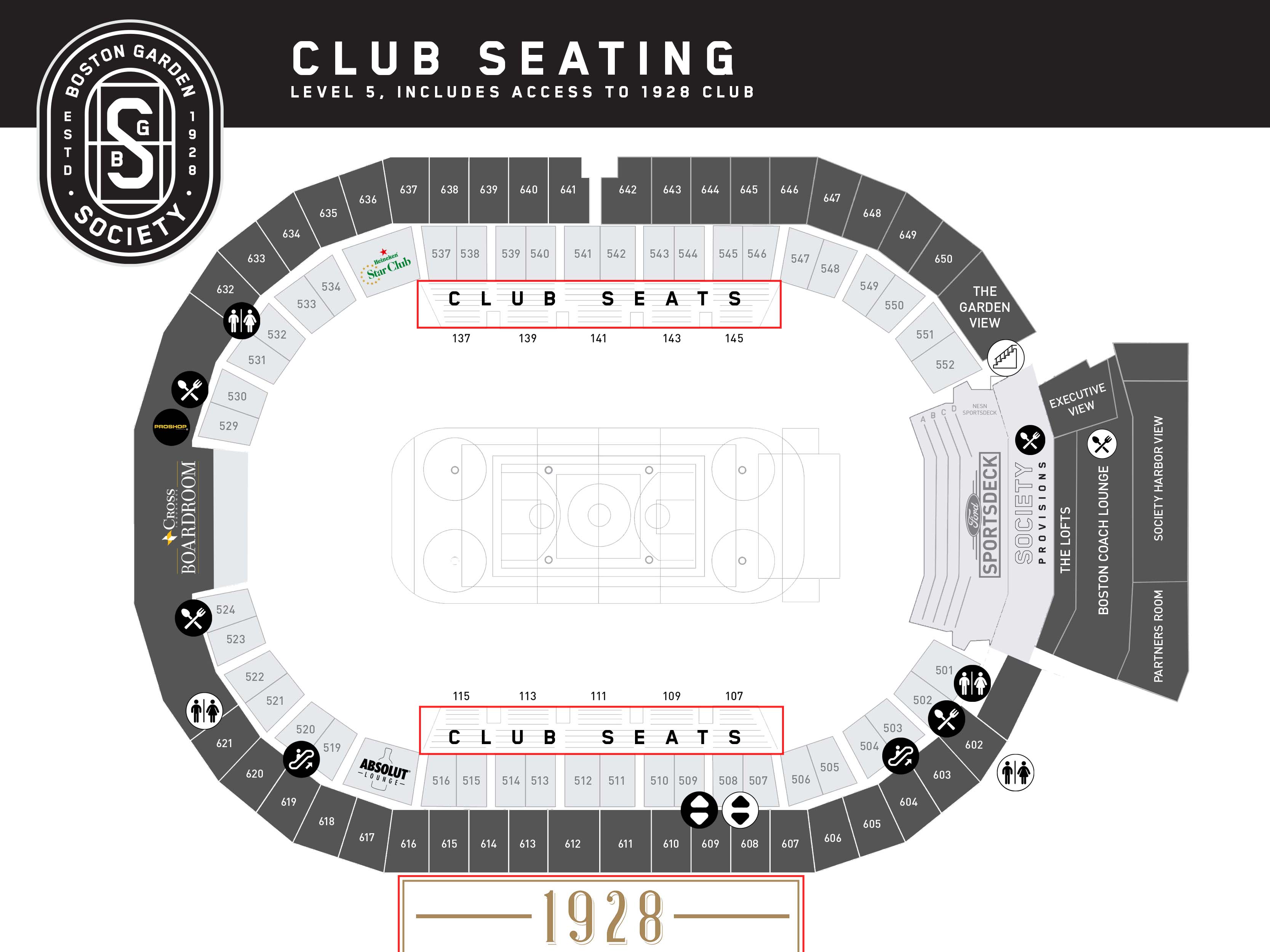TD Garden Seating Charts 