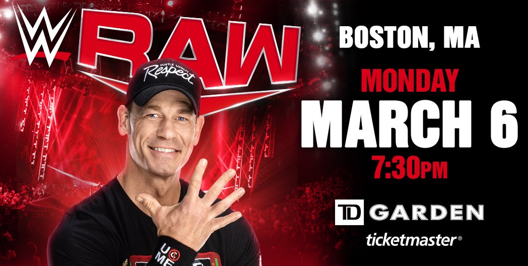 WWE Monday Night Raw TD Garden