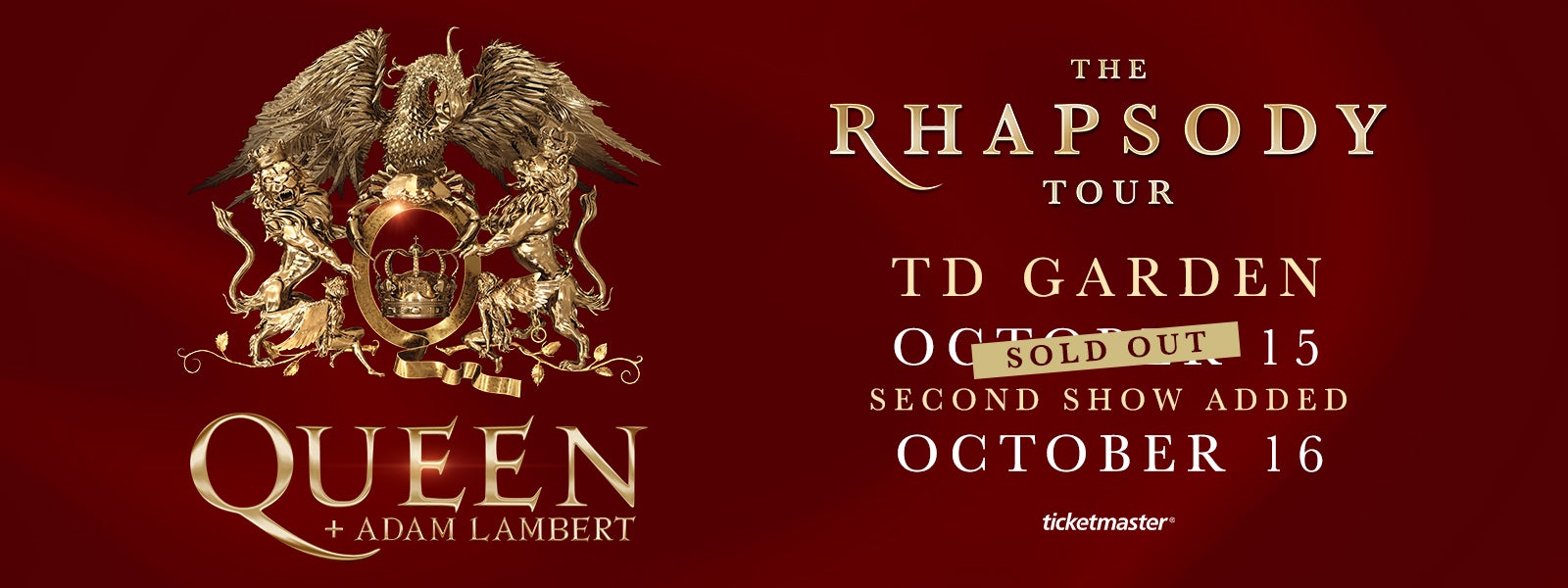 Queen + Adam Lambert TD Garden