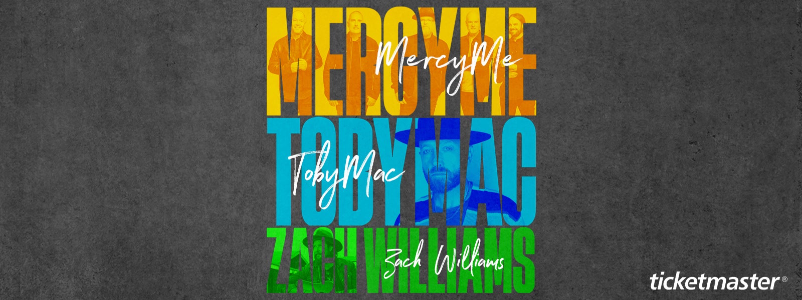 MercyMe, TobyMac and Zach Williams